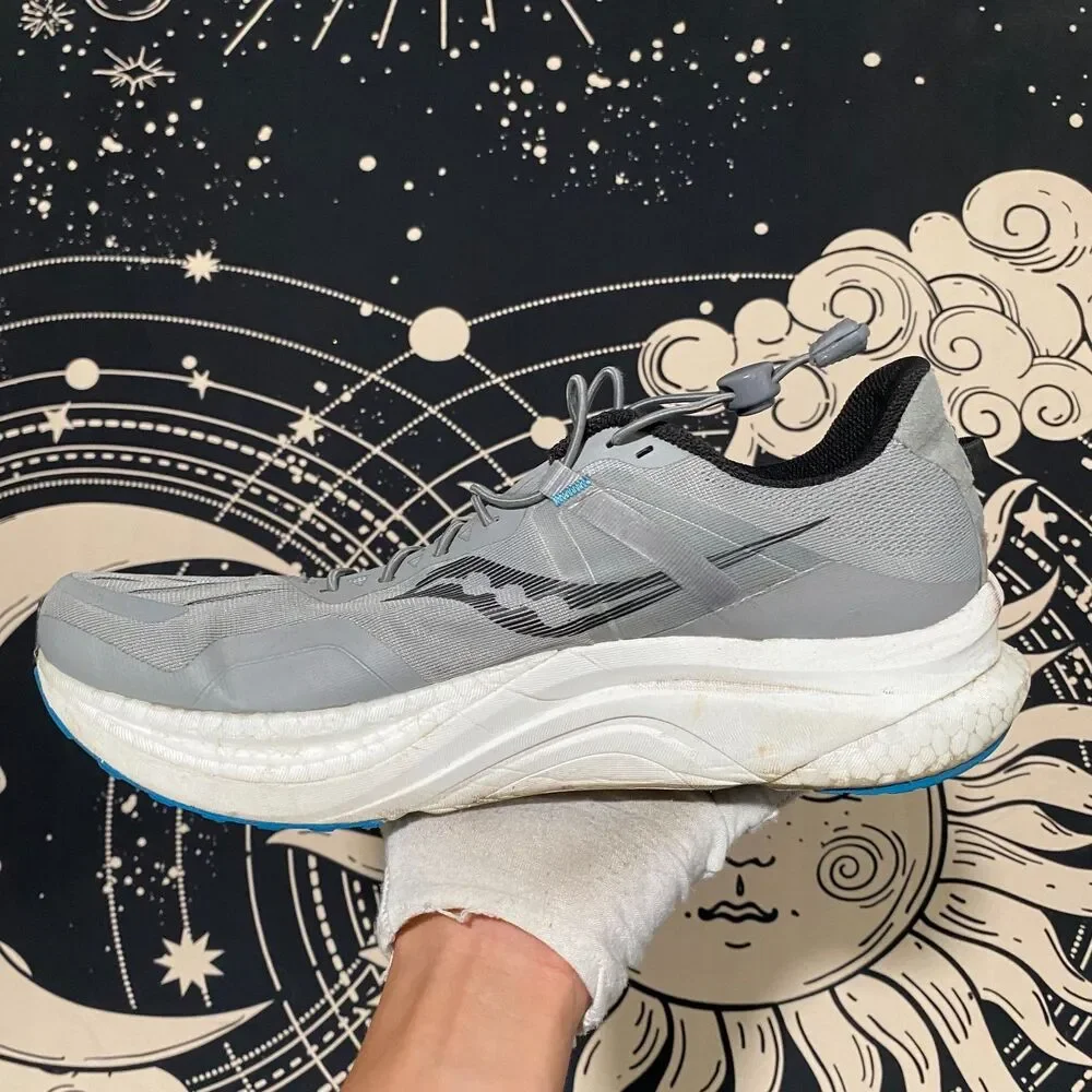 Saucony Tempus S20720-15 Athletic Sneaker Men's 11.5 Gray Mesh Running Jogging